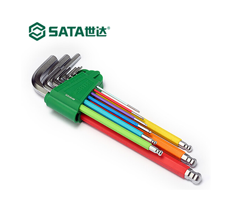  9件彩虹球頭內(nèi)六角扳手09101ch